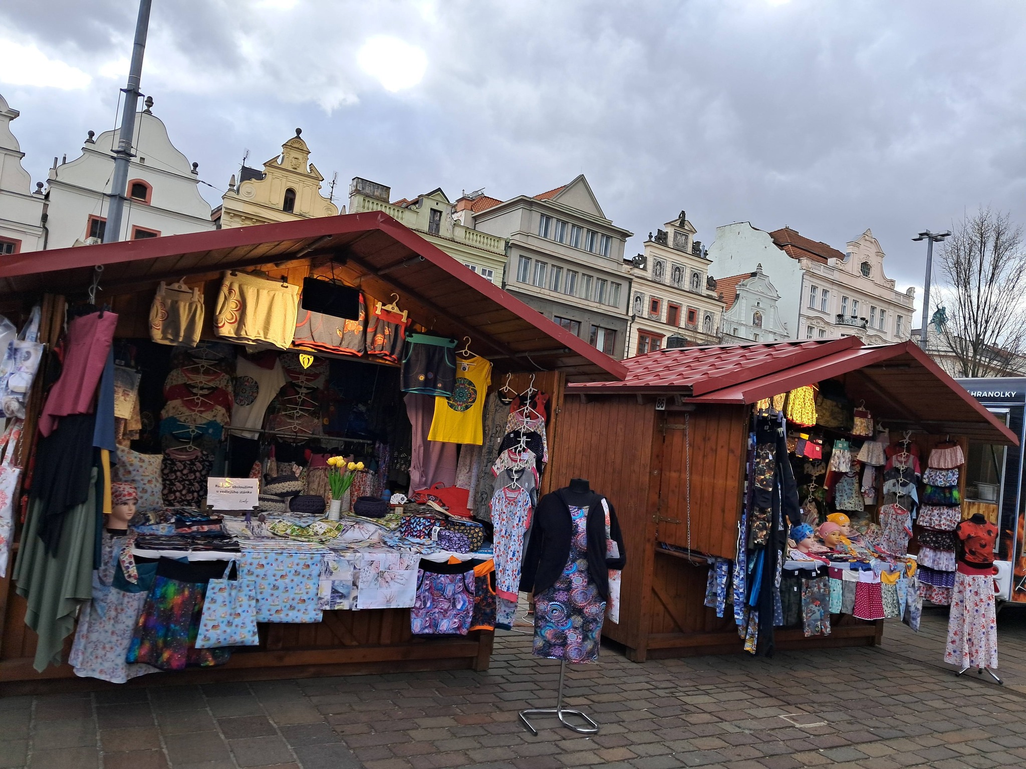 Stánek na náměstí Republiky Plzeň
